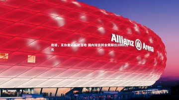 开云体育下载：夜读，足协重磅新规落地 国内球员转会费限价2000万元